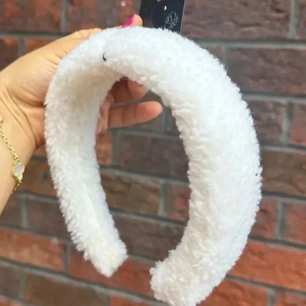 White Puffy Headband